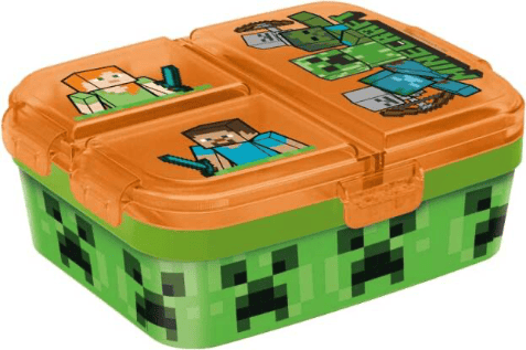 Minecraft Multi Compartment Lunchbox