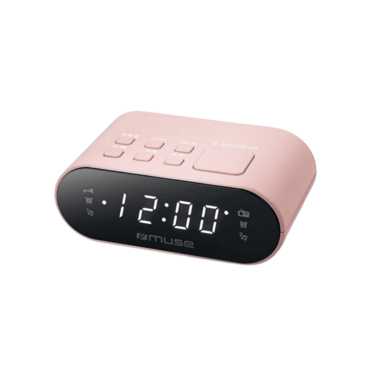 Muse Compacte klokradio FM roos