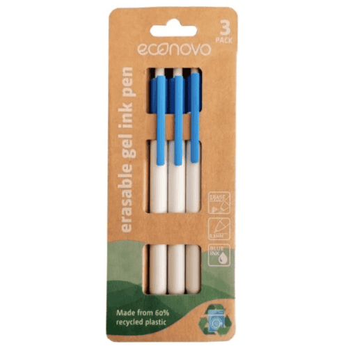 Econovo Uitwisbare gelpen,0.5mm, set an 3 stuks