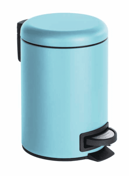 Afvalemmer Leman 3 liter blauw