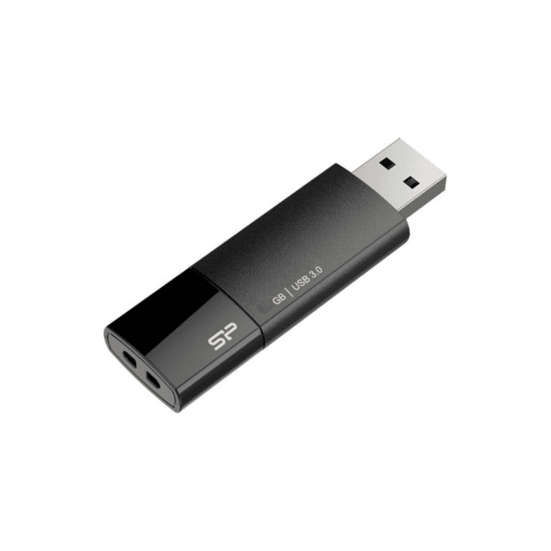 Silicon USB stick 32gb 3.0B05 ZWART
