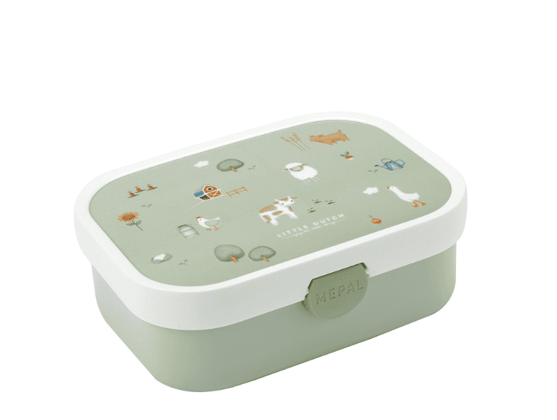 Mepal lunchbox + bento + vorkje Little Farm