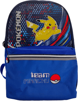 POKEMON rugzak 2 comp + 1 voorzak 32x45x18cm
