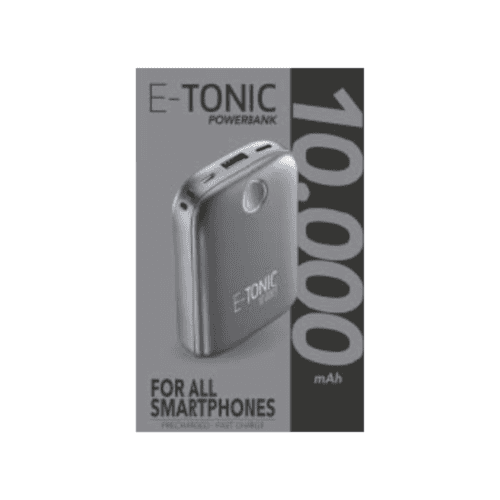 Powerbar E-Tonic zwart 10000mAH