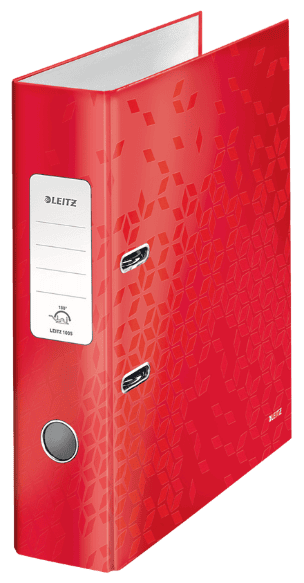 Leitz Ordner WOW A4 8cm rood