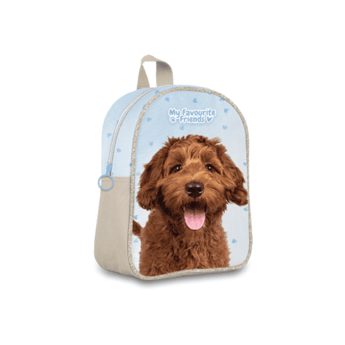 Lan.favourite friends rugzak dog blue 29cm