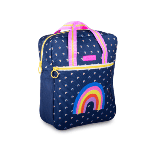 Lan.paper salad rugzak rainbow blue 7L