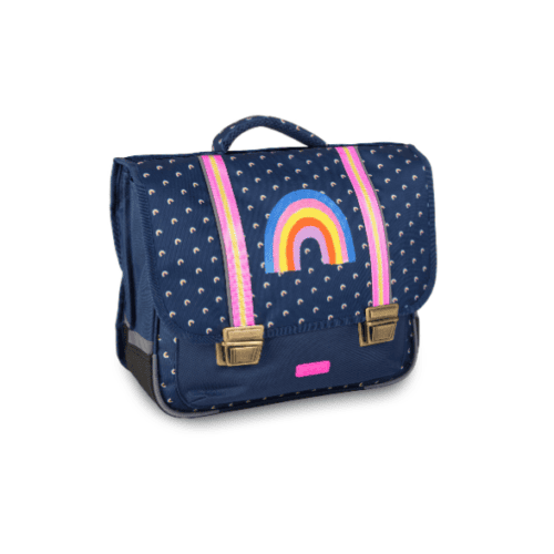 Lan.paper salad rugzak rainbow blue 38cm