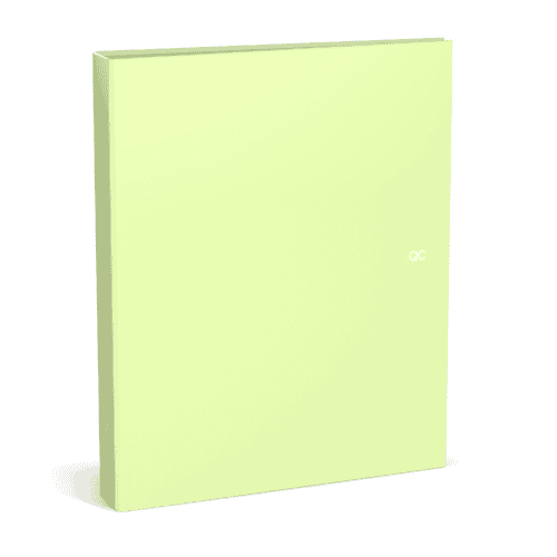 Lan.QC ringband A4 2ringen Green Matcha