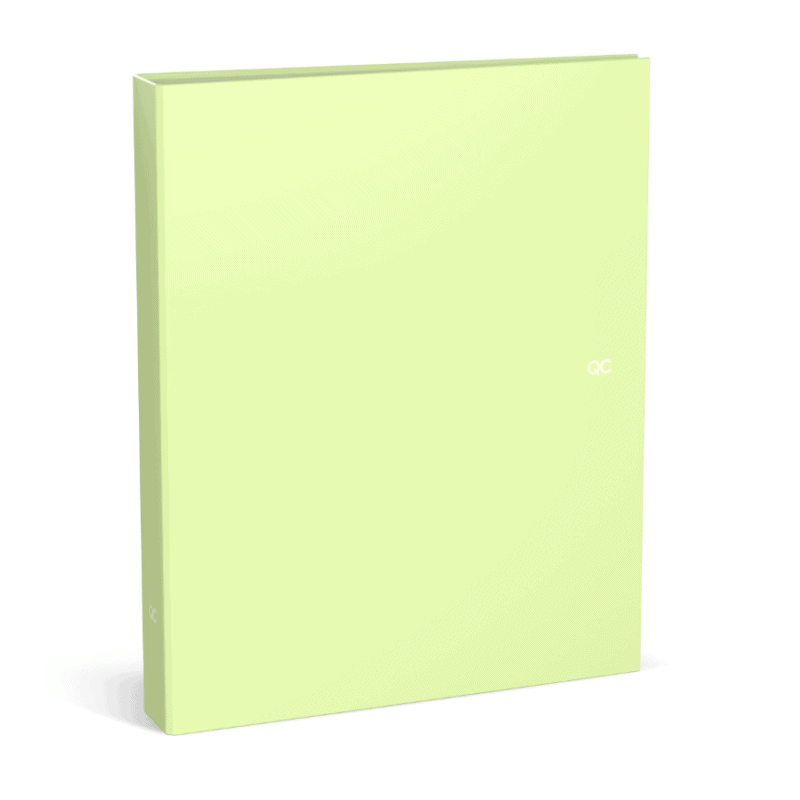 Lan.QC ringband A4 2ringen Green Matcha