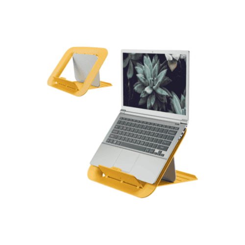 Leitz Cosy ergo laptopopstand warm geel