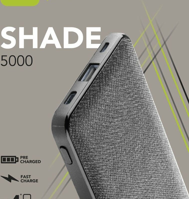 Powerbar shade zwart 5000mAH
