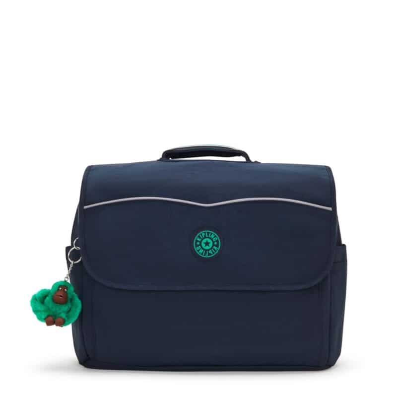 Kipling boekentas codie m blue green block