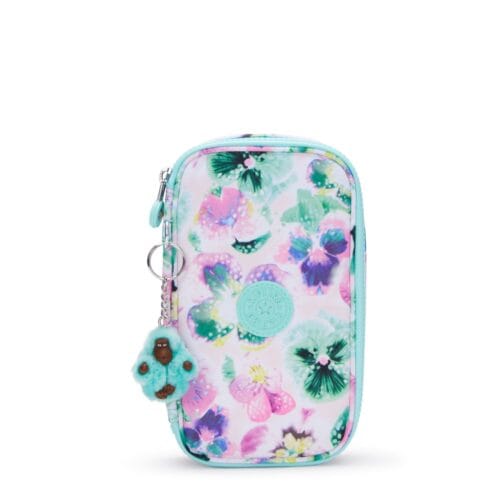 Kipling pennenbak 50 pens aqua blossom