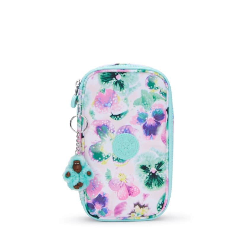 Kipling pennenbak 50 pens aqua blossom