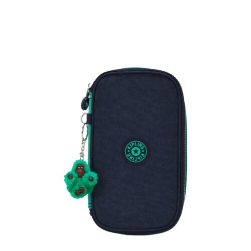 Kipling pennenbak 50 pens blue green block