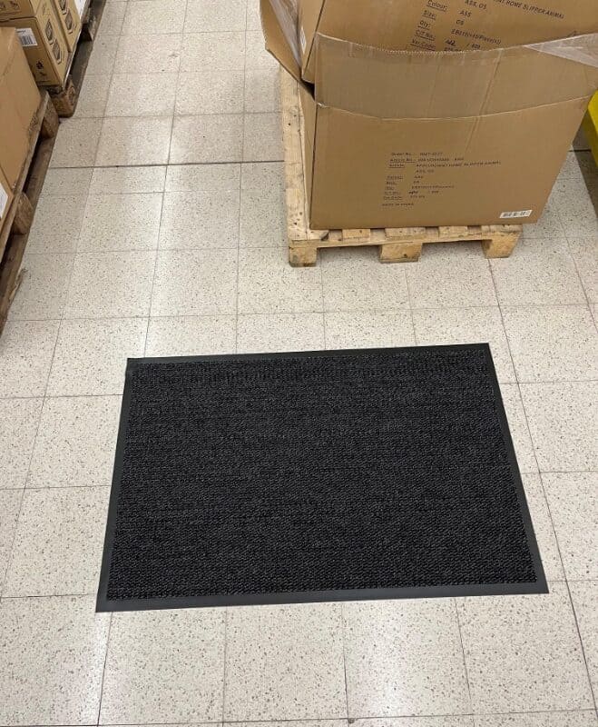 Mat Trico 80x120cm  grijs met boord