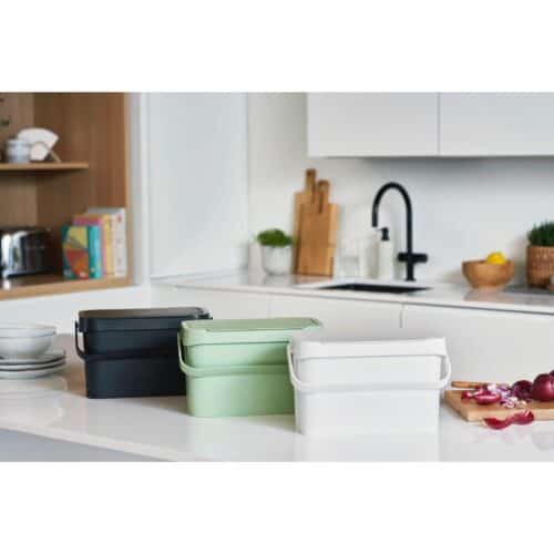 Smartstore Afvalbakje tafel zwart 29x17x17cm