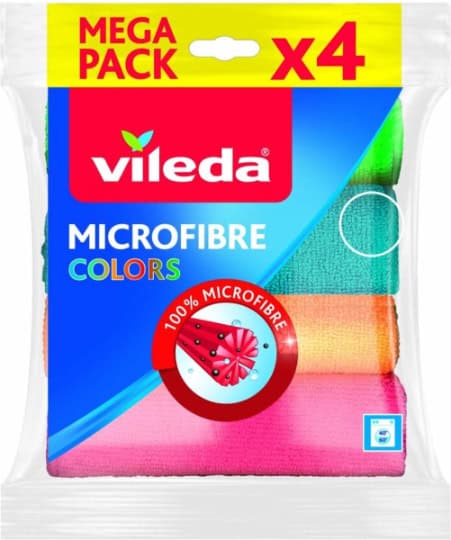 Vileda Microvezeldoek colours 30X30cm