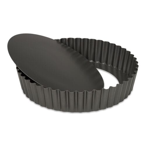 taartvorm met losse bodem en hoge rand d25cm