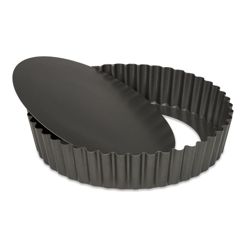 taartvorm met losse bodem en hoge rand d25cm