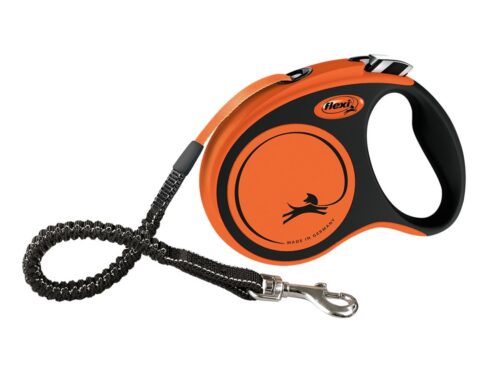 Flexi Extreme/lint S/5m orange/zwart