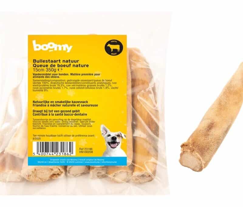 Muva Bullestaart natuur 15cm 350gr