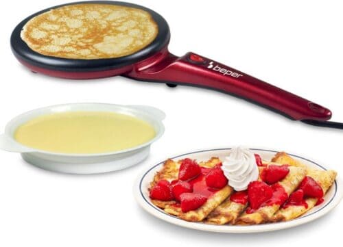 Beper Pannenkoeken-tortillas maker 20cm dompelplaat 800W