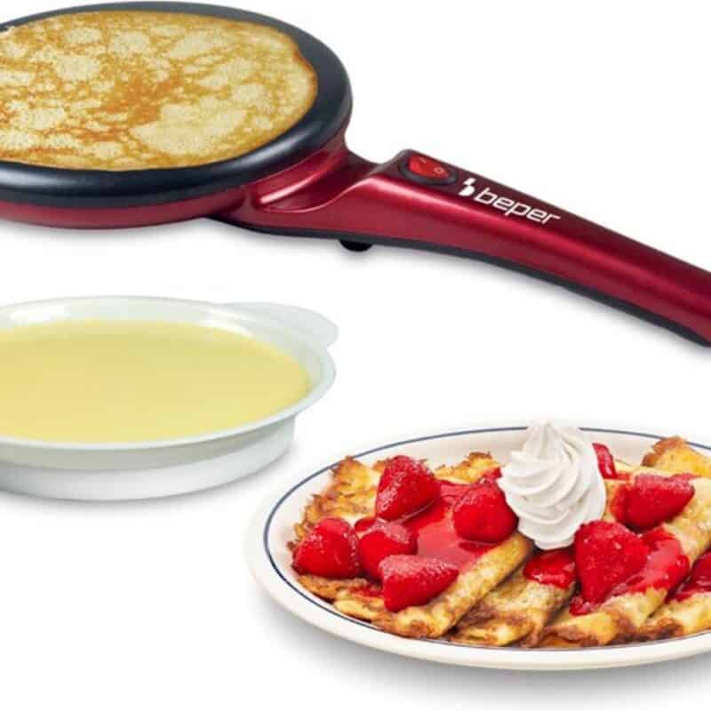 Beper Pannenkoeken-tortillas maker 20cm dompelplaat 800W