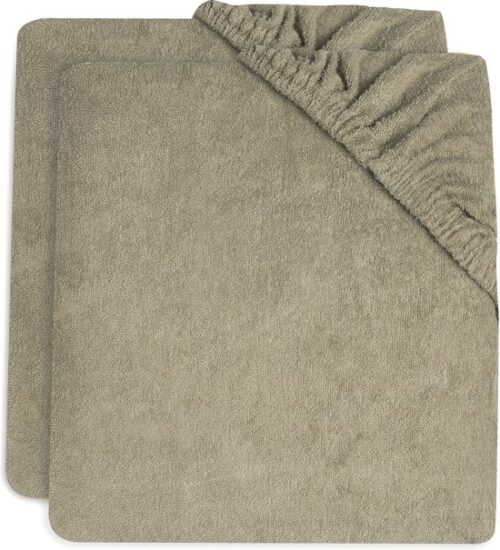 Aankleedkussenhoes Badstof 50x70cm Olive Green(2pack)