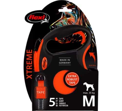Flexi Extreme/lint M/5m orange/zwart