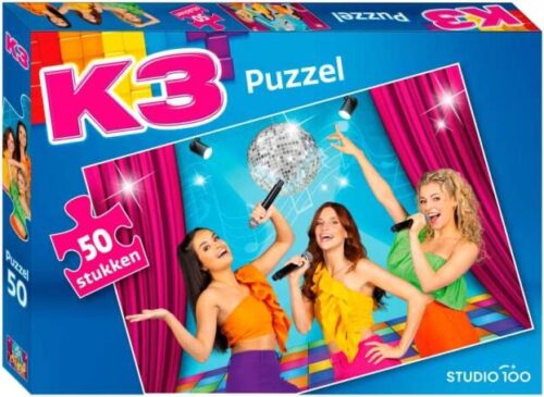 K3 puzzel 50 stuks - Muziek