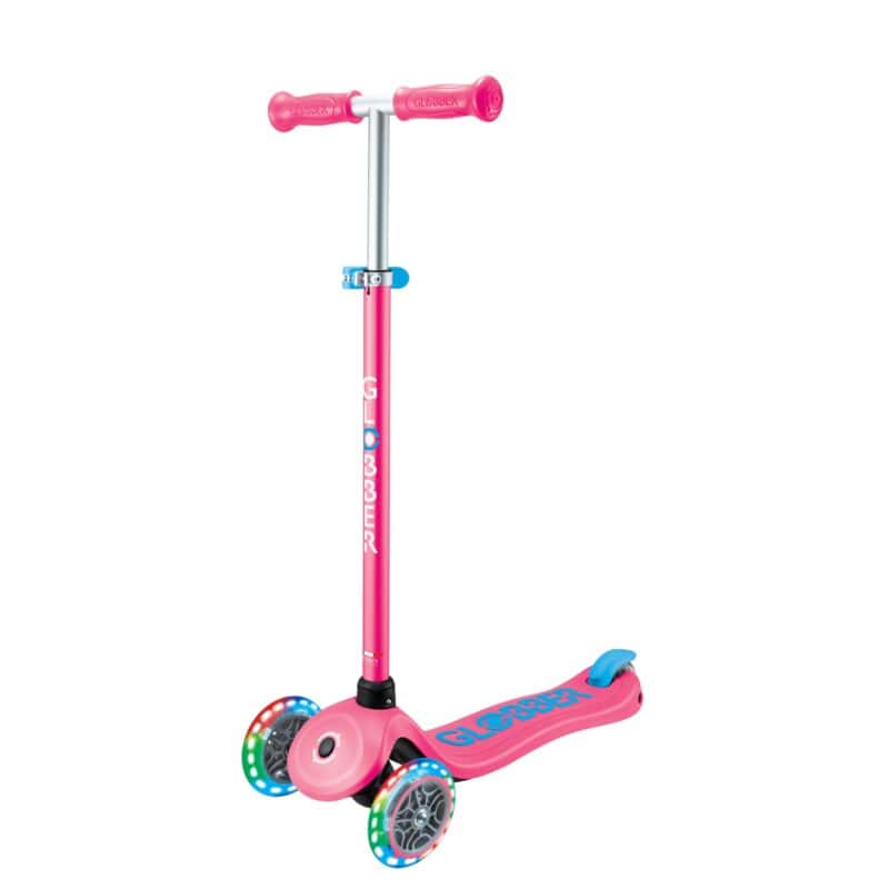 Globber step 3 wiel pink led
