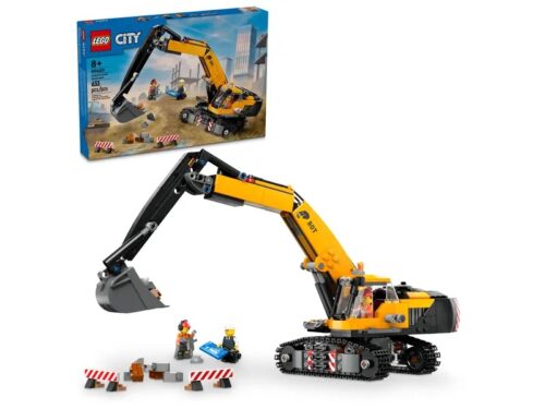 Lego City graafmachine geel