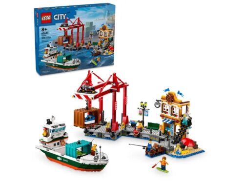 Lego City Haven met vrachtschip