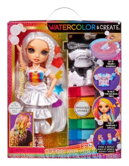 Rainbow high watercolor & create new theme dolls ass stempelen