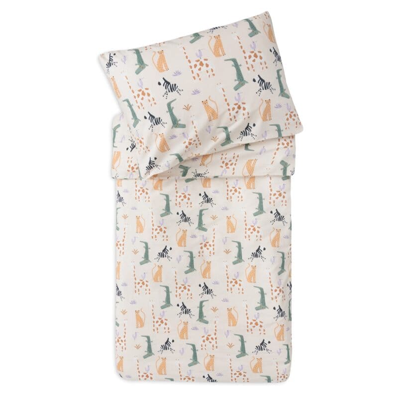 Dekbedovertrekmet sloop 100x140 jungle jambo