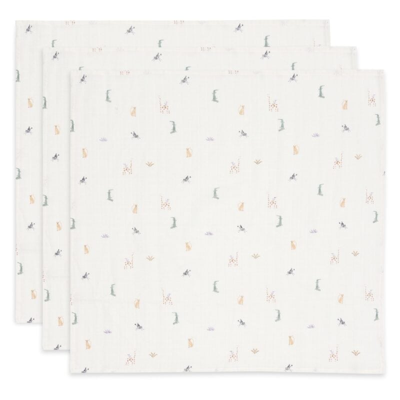 Hydrofiele doek small 70x70cm jungle jambo (3pack)