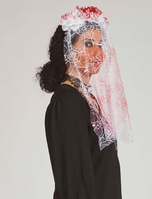 Diadeem bruid bloed