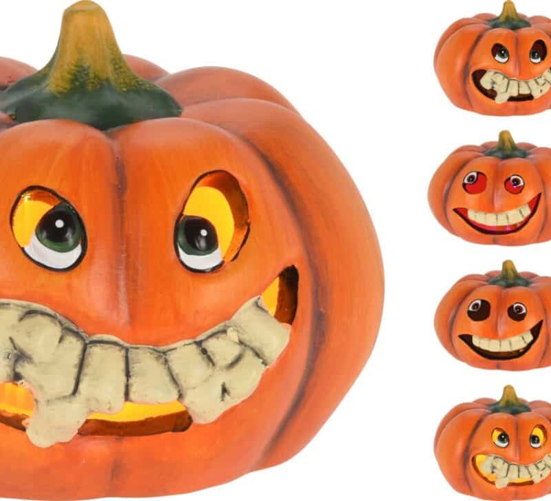 Halloween pompoen gezicht LED