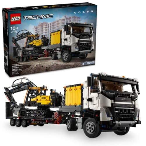 Lego Technic Volvo FMX truck & EC230 electrische graafmachine