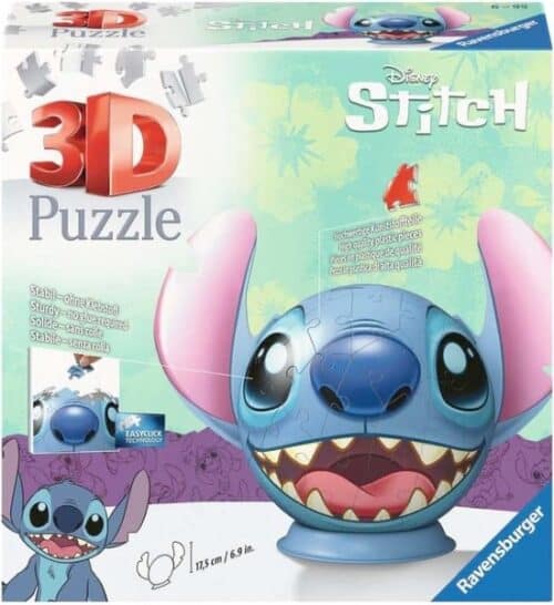 RB 3D Puzzel Stitch met oren 72 st.