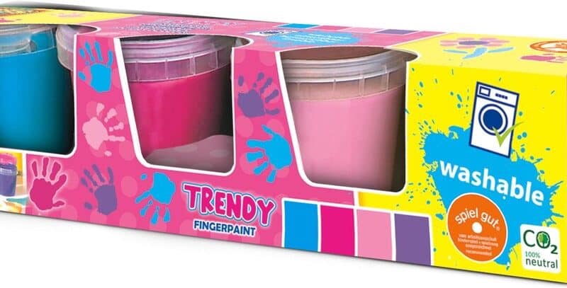 SES Vingerverf trendy 4 kleuren