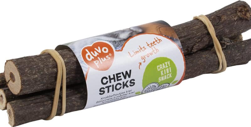 Duvo+ Knabbelhoutjes kiwi 4st