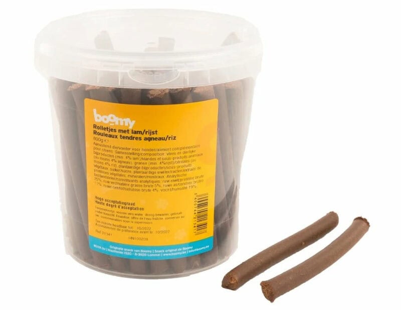 Muva Rolletjes met lam/rijst 800gr pot
