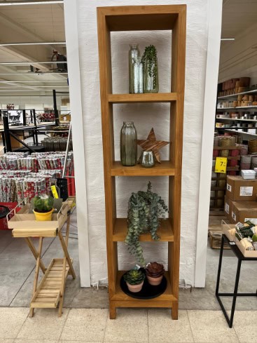 Vaas ovaal D11*h30cm stripes design in groen glas