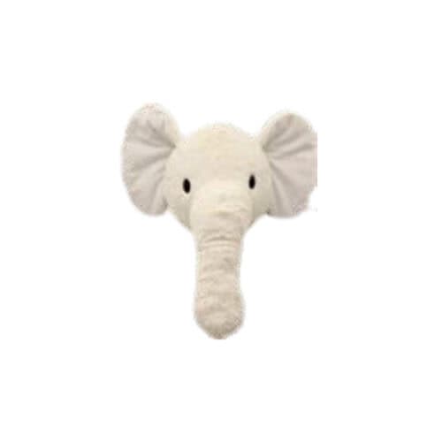 Label label muurdecoratie olifant Elly ivoor