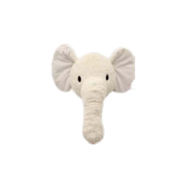 Label label muurdecoratie olifant Elly ivoor