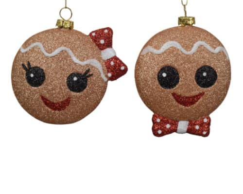 Peperkoek kunststof h9.10cm bruin/kleur