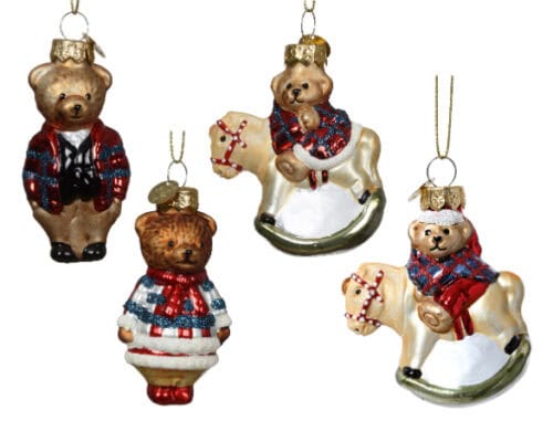 Figuur glas h7.50cm assortie